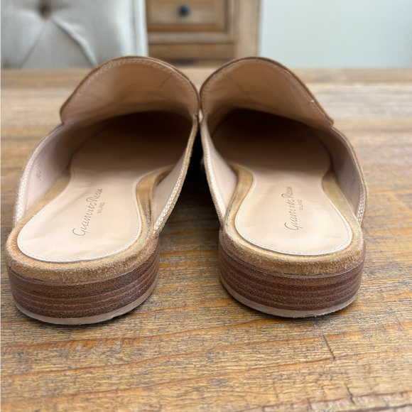 Gianvito Rossi Light Brown Suede Loafers size 37 - Picture 6 of 8
